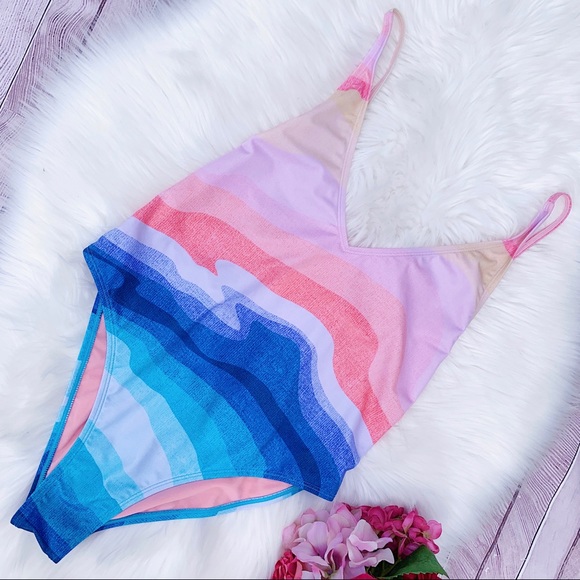 Billabong Sea Trip One Piece Swimsuit Size L $85 - Picture 6 of 8